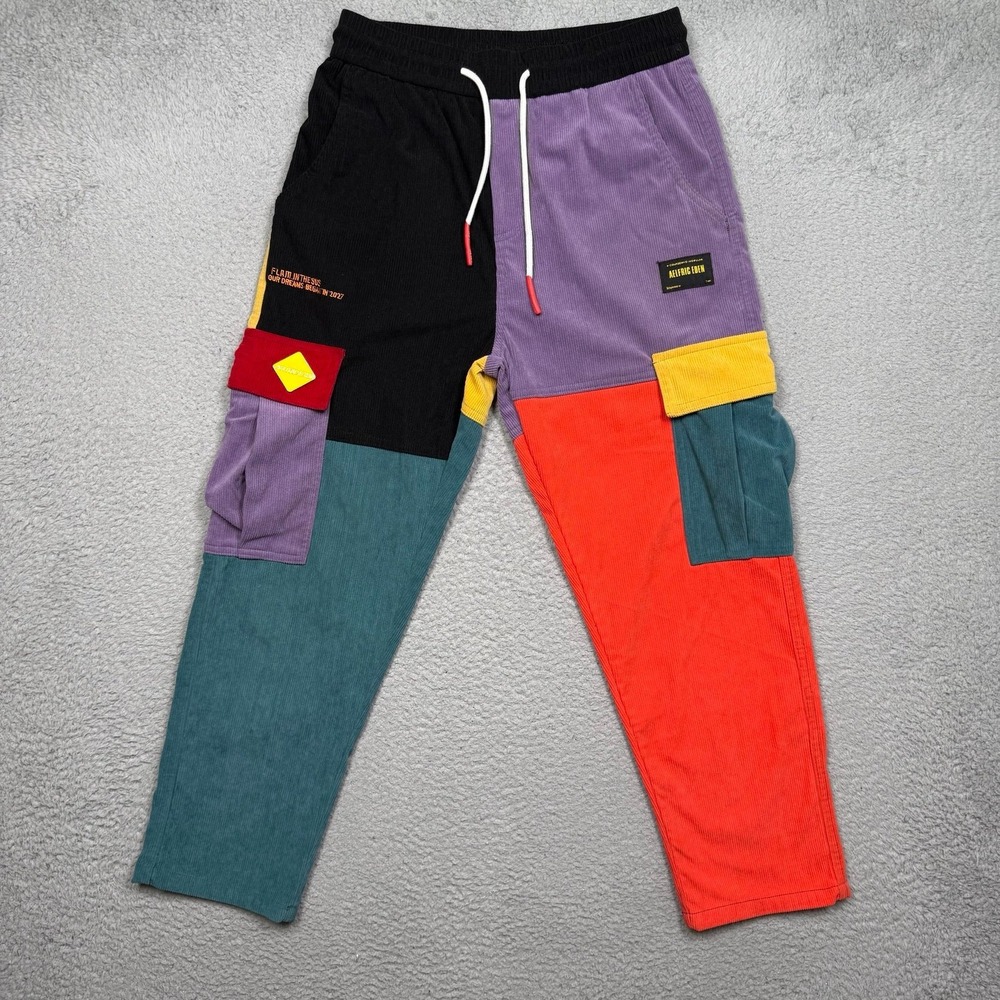 Aelfric Eden Corduroy Patchwork Cargo Pants - Picture 2 of 7